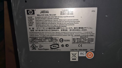 LevelOne HP ProCurve Switch 2848 (J4904A) (J4904AABB) - Zdjęcie 2 z 2