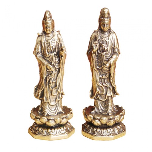 Statue De Guan Yin En Bois Quan Yin - Statue Bouddhiste Avalokiteshvara
