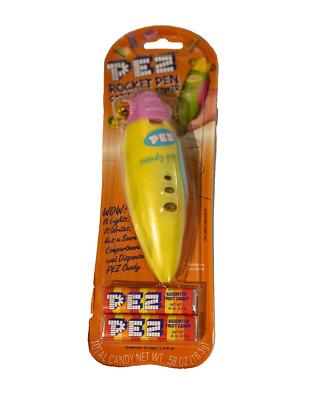 ROCKET PEN PEZ DISPENSER (1) - yes, it's also a pen!