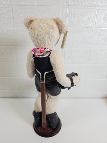 D.S Nicholass Limited Edition Vintage Lady Motor Biker Teddy Bear 16" Very Rare! - Picture 3 of 9