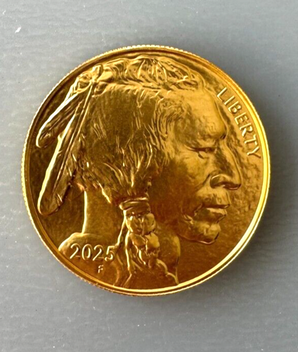 Lot of 5 Gold 2025 American buffalo 1 Troy oz Bullion $50 US Mint Coins - Picture 2 of 2