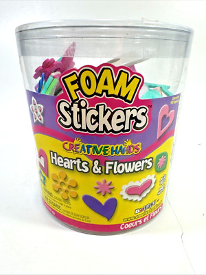 Foam Stickers 6oz Creative Hands Hearts and Flowers