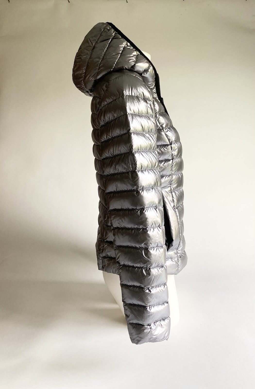 Coach Silver Grey Polyamide Duck Down Packable Ho… - image 6