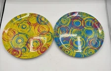 2 Citrus Grove Melamine 10 Inch Plates 