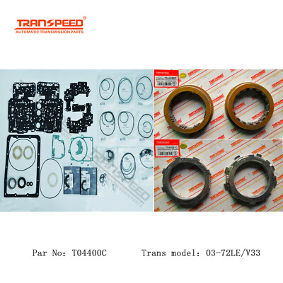 TRANSPEED 03-72LE KM148 A44DE Transmission Master Rebuild kit For MITSUBISHI