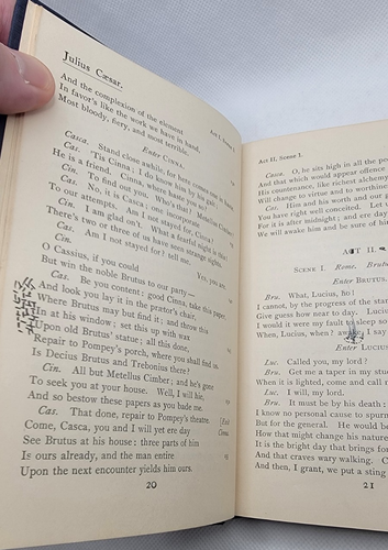 1919 Antique Book The Tragedy of Julius Caesar - Shakespeare Academy Classics - Picture 11 of 15