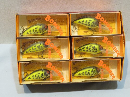 Vintage NOS Bomber Model A Deep Runner 1/4 oz GAFYBB, Qty 12 in Orig Box/Papers