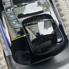 Gloss Black Gear Shift Knob Cover Trim for Mercedes Benz GLA GLB B EQA EQB