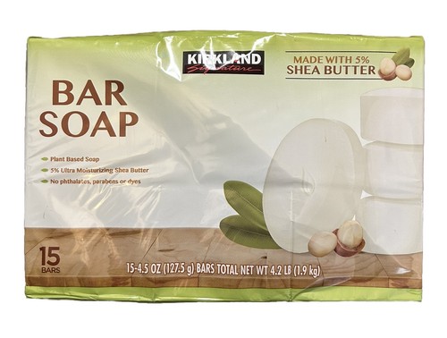 Kirkland Signature Bar Soap with Shea Butter, 15 Bars main image 1