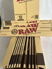 RAW Classic SuperNatural Rolling Paper 12 Inch 20 Leaves Per pack