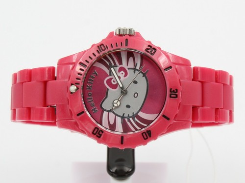 Montre Hello Kitty HK7159L/01 Fuchsia Étui Et Sangle Résine Ultraleggera Lady - Photo 1 sur 4