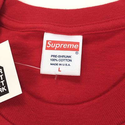 NWT Supreme Rap-A-Lot Records Geto Boys Red Box Logo T-Shirt M L