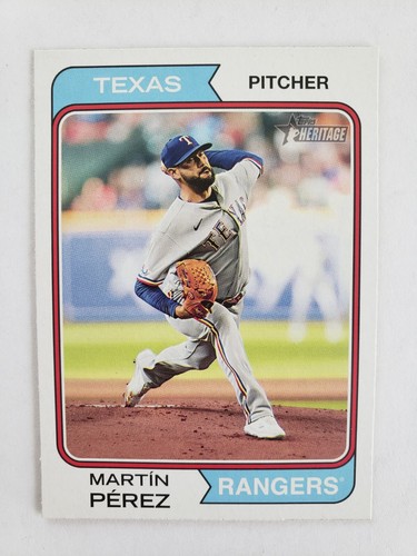 2023 Topps Heritage Baseball 15 CARD LOT - 298 Martin Perez Texas Rangers - Picture 2 of 3