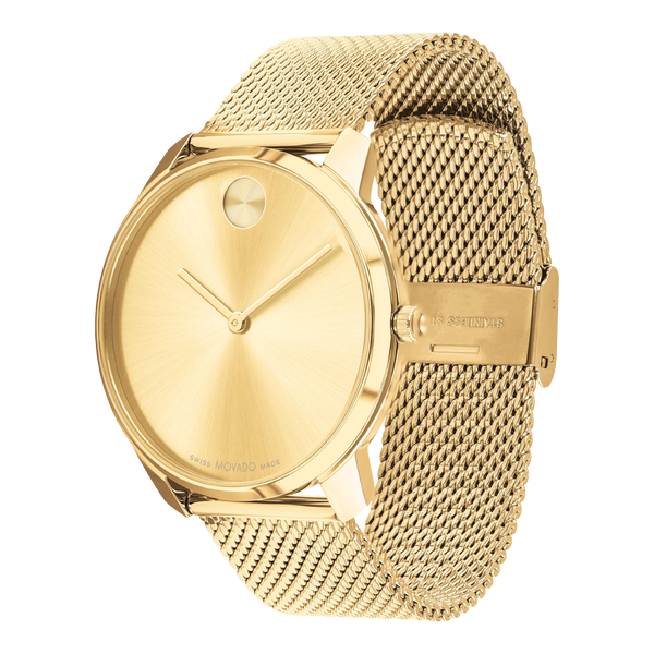 新品 MOVADO BOLD ゴールド メッシュベルト 腕時計 3600833 BRAND NEW* Movado Bold Gold-Tone Dial Gold-Tone Steel Case