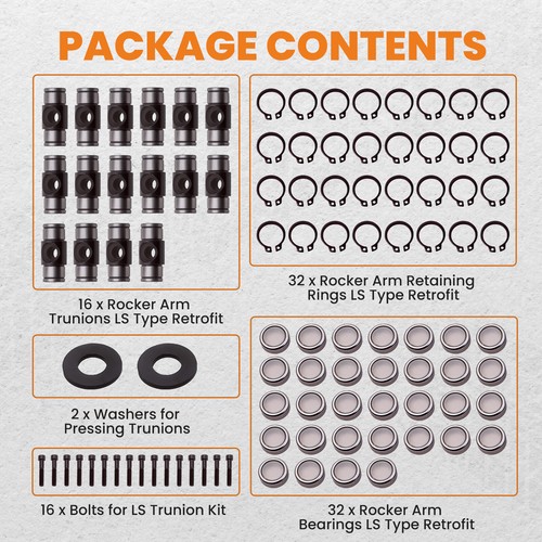 Rocker Arm Trunion Kit for Chevy 4.8L 5.3L 5.7L 6.0L 6.2L 7.0L 1997-2016 - Picture 4 of 12