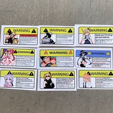 Warning Slap Stickers Anime Kanna Kamui Tohru Bakugo Katsuki Rias Gremory Goku Warning Slap Stickers Anime Kanna Kamui Tohru Bakugo Katsuki Rias Gremory Goku