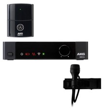 AKG DMS100 2.4 GHz Digital Wireless Instrument System w/ Lapel Microphone Bundle