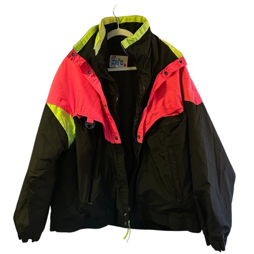Women’s Vintage Neon Sub Zero Ski Jacket Size L - Picture 3 of 11