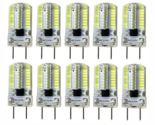 10pcs G8 G8.5 T5 Led bulb 64-3014 SMD Silicone Lamp White Light 3W 110V 120V H