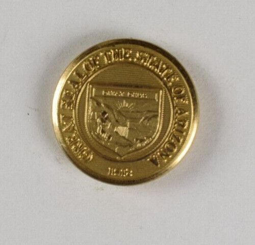 WWII Era Arizona State Seal Original Uniform Button N4D