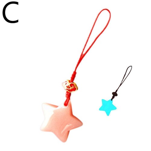 Star Phone Charm Glow-in-the-dark Star Phone Chain Mobile Cleve Q4D8 X4U7 U5W6 - Zdjęcie 22 z 24