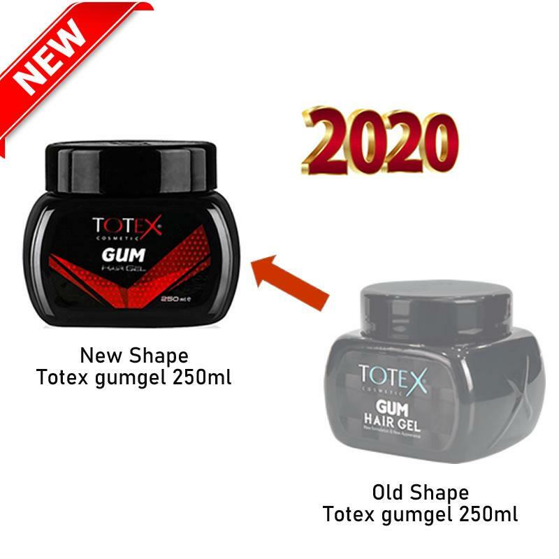 5x Totex Hair Styling Gummy Gumgel Hair Gel Red Strong Hold 250 ml By