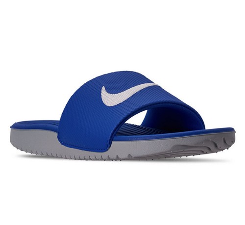 NEW Nike Kawa Big Kids Slide Sandals Kids Size 6Y Blue 819352-400 - 第 4/12 張圖片