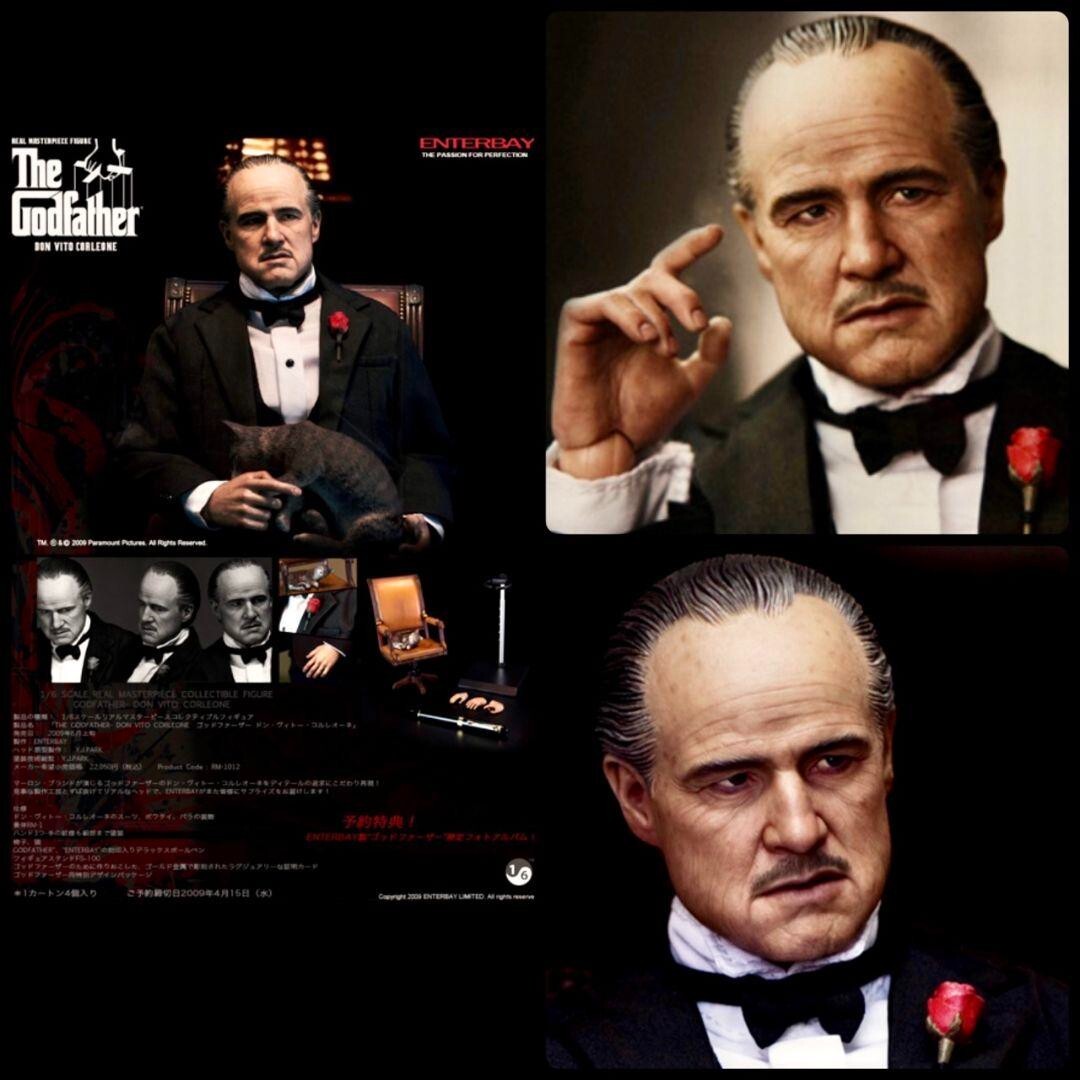 ドンコルリオーネフュギュア ETERBAY The Godfather ENTERBAY Real Masterpiece Godfather Don Vito Corleone 1/6