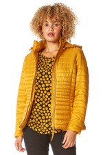 Roman Originals Women Hooded Padded Parka Coat
