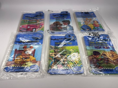 6 LeapFrog LeapPad Interactive Learning Books W/Game Cartridges Great Shape - Picture 8 of 8