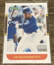 2021 Donruss SP Variation ( .534 Slugging Pct.) Retro 87 Sammy Sosa #239 Cubs