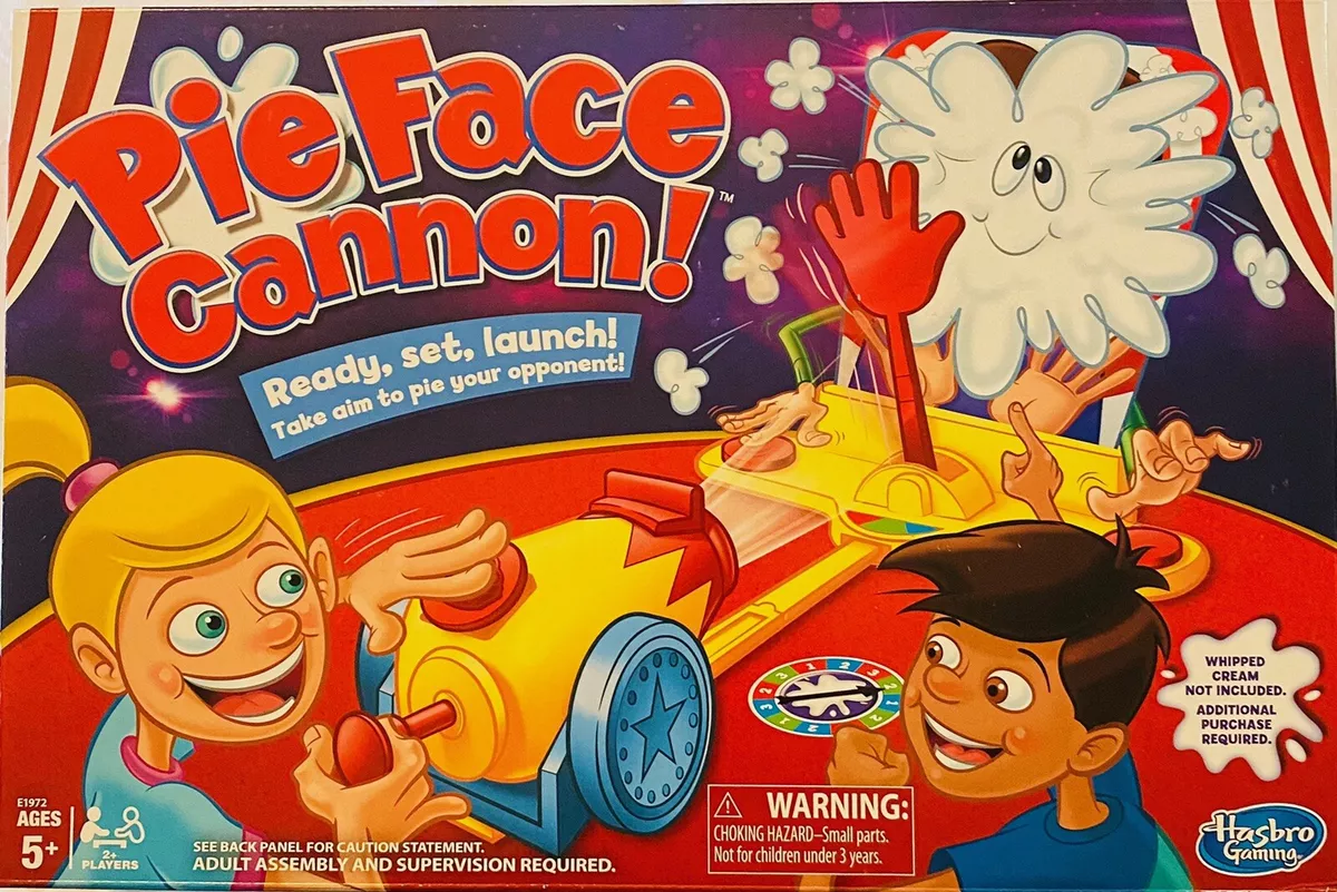 Pie Face Cannon Game: Whipped Cream Family Board Game 