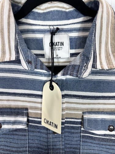 CAMICIA IN FLANELLA KATIN ARTHUR GRANDE NUOVA con ETICHETTE - Foto 3 di 8