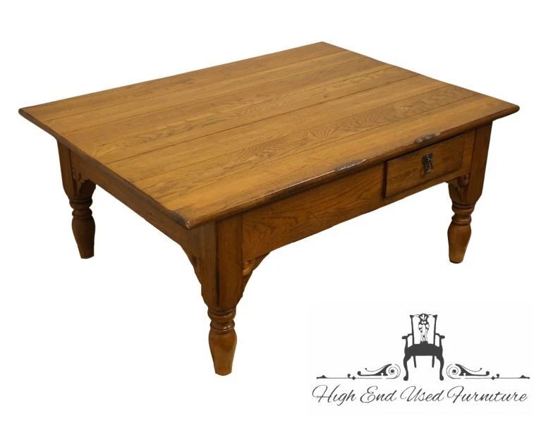 LEXINGTON FURNITURE Solid Oak American Country West Collection 46" Accent Cof... - Image 2 of 4