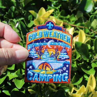 Cold Weather Camping Embroidered Officially Licensed Patch 39-R | eBay