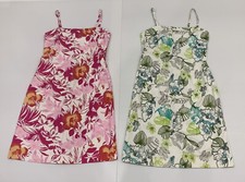 2x Ladies Size 14 TARGET Summer / Spring Cotton Dresses - Floral VGC