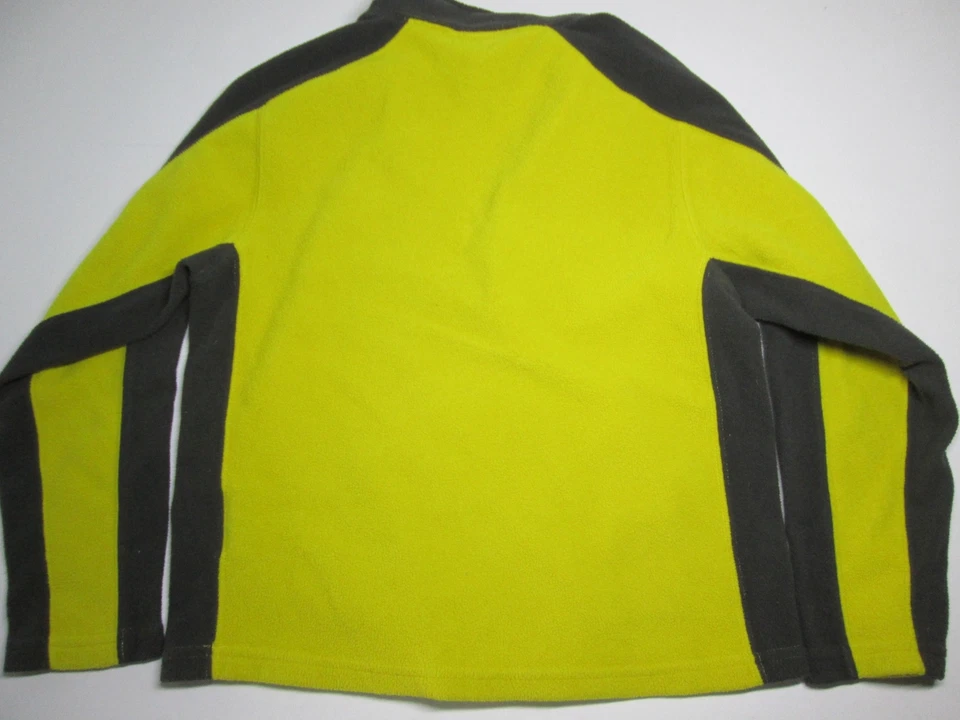 Camicia in pile The North Face ragazzo taglia S giallo/nero 1/2 zip collo alto logo - Immagine 2 di 4