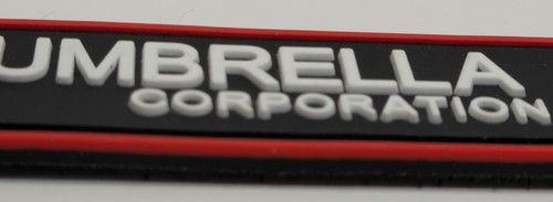 🔥 Umbrella Corp Resident Evil pvc Rubber Tactical Hook Patch 4" X 1" TAB - Picture 2 of 3