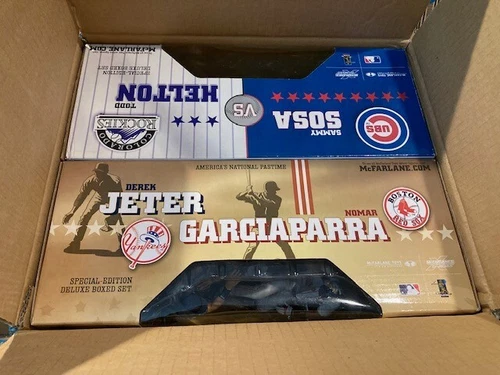 Case of McFarlane  MLB Sportspicks Boxed Sets with Jeter Garciaparra Helton Sosa