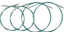 Options Green Interchangeable Circular Knitting Needle Cables by Knit Picks