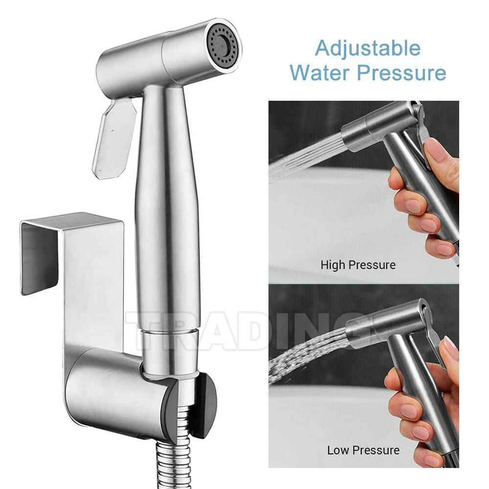 Stainless Steel Handheld Douche Bidet Toilet Spray Shower Shattaf
