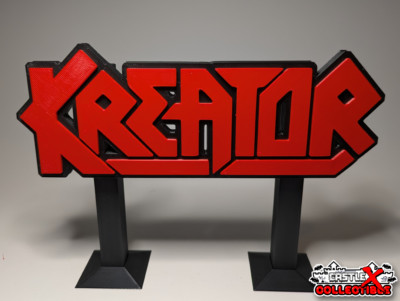 KREATOR 3D Printed Wall Art (THRASH HEAVY METAL MUSIC Vintage Black Death)