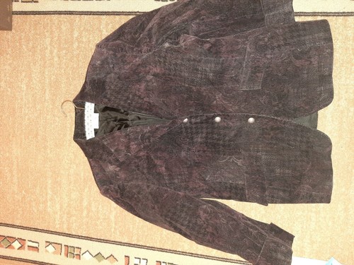Blazer Damen BONITA gr.42 ,neu ,wunderschönes Muster dkl lila schwarz, sehr schö - Bild 2 von 10