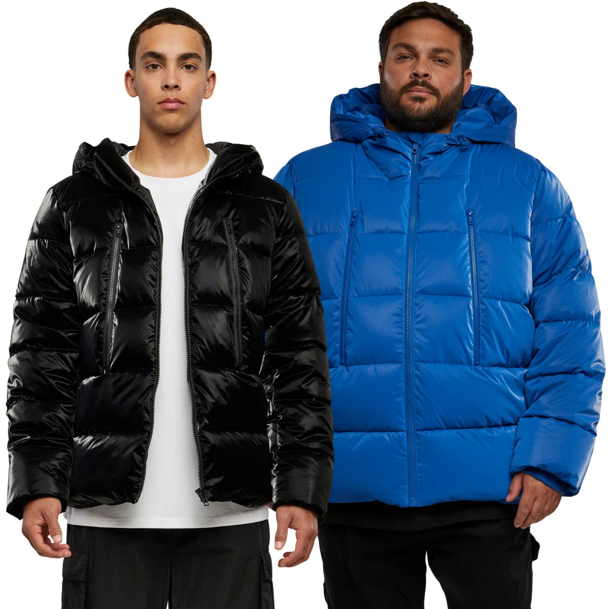 Urbanclassics Puffer Jacket Quilted Winter Jacket Shark Skin Men