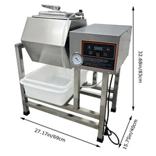 110V 38L Fully Automatic Vacuum Meat Pickling Machine Tumbler Marinator
