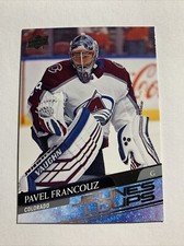 2020-21 Upper Deck Young Guns Pavel Francouz Avalanche #249 in French RARE