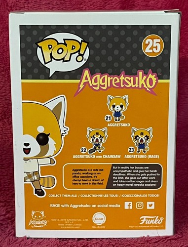 Funko POP! Aggretsuko (Date Night) 25 Target Exclusive FLAWLESS! NEW! - Picture 4 of 7