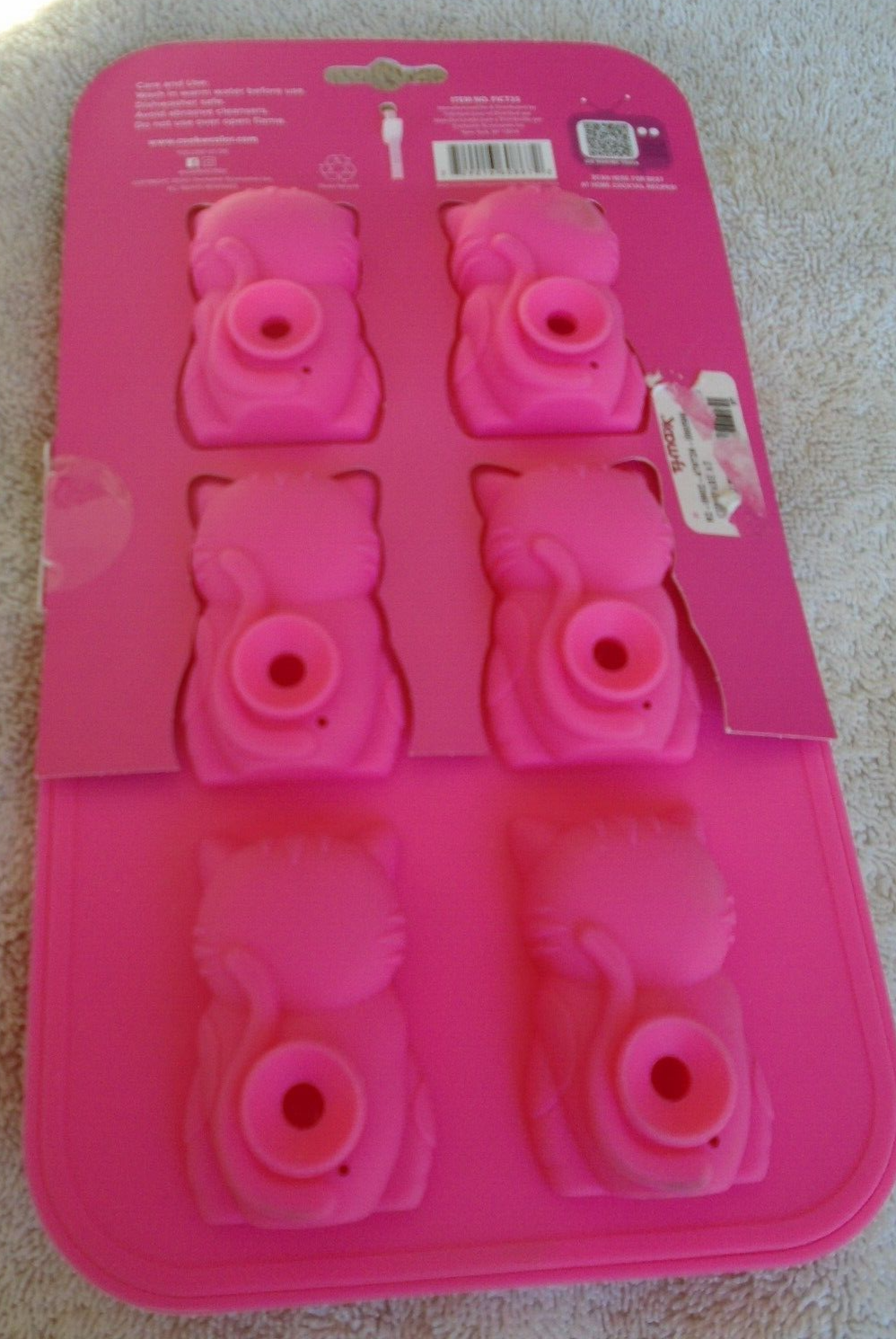 Cute Cat Ice Cube Mold, Cat Shaped Ice Cube Tray, Silicone Ice Mold Cat ...