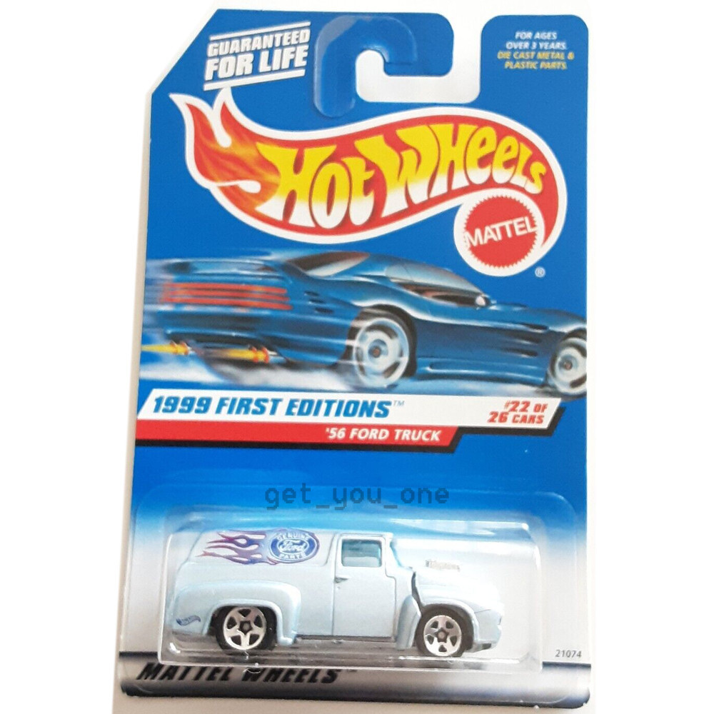 NEW Hot Wheels 1999 First Editions '56 FORD TRUCK Light Blue-Gray
