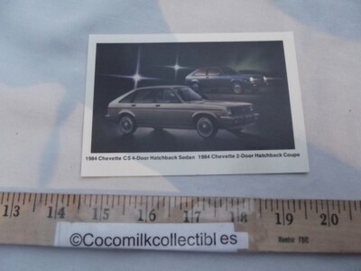 Postcard 1984 Chevrolet Chevy Dealership Advertising Postcard Chevette 2dr CS 4d